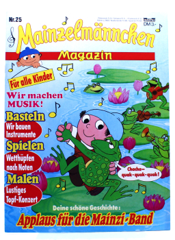 Mainzelmännchen Magazin Nr. 25 von Bastei: Applaus für die Mainzi-Band